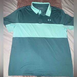 Under Armour Men’s Colorblock Polo Loose Fit Heat Gear